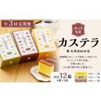 菓子 カステラ 全3回定期便 文明堂総本店