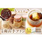 菓子 プリン 全3回定期便 南山手プリンセット