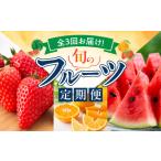 ふるさと納税 いちご 和歌山県 湯浅町 G60-T82_ 定期便　全3回 魚鶴商店　旬のフルーツ定期便