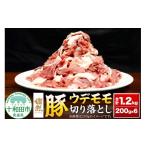 豚肉 モモ 燦然 豚ウデモモ切り落とし 200g×6p入