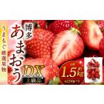 ふるさと納税 いちご 福岡県 北九州市 福岡県産特産品 うまもぐ厳選果物 福岡県産 博多あまおう DX上級品 約1.5kg（約250g×6パック入り） 2026年2月上旬-3月…