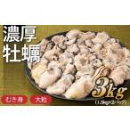 ふるさと納税 牡蠣 ボイル済み牡蠣 福岡県 新宮町 BB023.旬を急速凍結した濃厚な牡蠣（３．０ｋｇ）.バラ凍結.国産