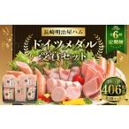 肉 ハム 全6回定期便 ドイツメダル受賞セット 5種