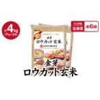 ふるさと納税 玄米 大阪府 田尻町 2ヵ月毎定期便 金芽ロウカット玄米4kg(2kg×2袋)ふっくら柔らかい美味しさ 全6回 4056790