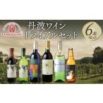 ふるさと納税 ワイン セット 京都府 - 丹波ワイントライアル 6本セット(国産ワイン 国内醸造 日本ワイン 赤ワイン 白ワイン 酸化防止剤無添加発泡ワイン ワイ…