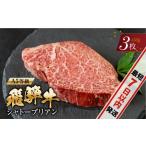 飛騨牛 シャトーブリアンステーキ 3枚