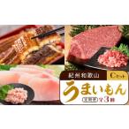 ふるさと納税 マグロ 和歌山県 上富田町 定期便 全3回 紀州和歌山うまいもんセットC(生まぐろ・うなぎ蒲焼・熊野牛) UT127
