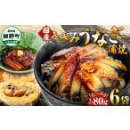 ふるさと納税 うなぎ 高知県 田野町 〜四国一小さなまち〜 きざみうなぎ蒲焼 80g×6P 約480g カット済み 蒲焼き かば焼き 鰻 ウナギ ふっくら おいしい おかず…