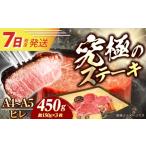 牛肉 ステーキ ヒレ 長崎和牛 A4-A5 約150g×3枚