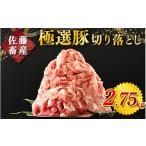 ふるさと納税 豚肉 茨城県 土浦市 2025年9月発送 発送時期が選べる 佐藤畜産の極選豚 豚肉の切り落とし2.75kg 離島への配送不可 2025年9月発送
