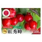 ふるさと納税 果物類 さくらんぼ 山形県 東根市  2026年産　先行予約 紅秀峰 秀品 500g 山形県 東根市　hi062-052