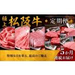牛肉 サーロイン 極上松阪牛 堪能コース 定期便5ヵ月