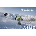 ふるさと納税 スキーチケット 長野県 白馬村 白馬八方尾根スキー場リフト券 大人1日券 1枚 チケット／長野県白馬村 2026−2027 ゲレンデ スキー スノーボード …