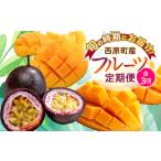 ショッピングふるさと納税 マンゴー ふるさと納税 マンゴー 沖縄県 西原町  発送月固定定期便 沖縄の豊かな自然で育ったフルーツ定期便全3回_ 定期便 フルーツ 果物 ふるーつ 沖縄 パッションフル…