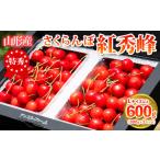 ふるさと納税 びわ・さくらんぼ 山形県 山形市 2025年産 さくらんぼ 「紅秀峰」 600g 特秀品 Lサイズ以上 山形産 令和7年産先行予約 FS24-745