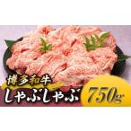 ふるさと納税 牛肉 しゃぶしゃぶ 福岡県 新宮町 AD114.博多和牛しゃぶしゃぶ(約750グラム) 博多和牛