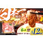 牛肉 6回定期便 長崎和牛 切り落とし 1.2kg