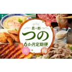 ふるさと納税 牛肉 焼肉・バーベキュー 宮崎県 都農町  6か月お楽しみ定期便 都農町定期便(梅) 肉 加工品 デザート 国産_T999-0055