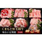 ふるさと納税 牛肉 焼肉・バーベキュー 熊本県 多良木町  定期便6回 くまもと黒毛和牛 味わい 定期便〜合計 3kg 《 黒毛 和牛 ロース 焼き肉 すき焼き 切り落…