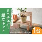 家具 ミニチェアー組立キットW300D227H400