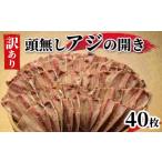 ふるさと納税 干物 アジ 静岡県 沼津市  2026年4月発送 訳あり あじ 干物 40枚 鯵 アジ ひもの 冷凍 炭室熟成 あじの開き 頭なし 美味しい 沼津 静岡 2026年4…