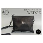 カバン ショルダーバッグ WEDGE 鹿本革ショルダーポーチ