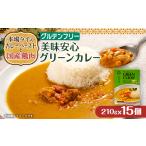 加工品等 レトルト 美味安心グリーンカレーレトルト 15箱