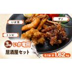 ふるさと納税 イカ 岩手県 岩泉町 いか竜田3種おうち居酒屋(計1.62kg)セット イカゲソ・いか耳・烏賊とんびの竜田小分け冷凍で便利 1564976
