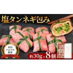 牛肉 タン 塩タン ネギ包み 8個入