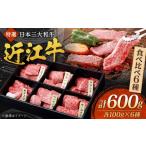 牛肉 モモ 近江牛 バラ ロース おまかせ6種 各100g