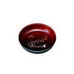 8.0寸 菓子鉢 杢塗分け 春秋月うさぎ