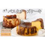 加工品等 濃厚バスクチーズケーキ パンプキン×1プレーン×1