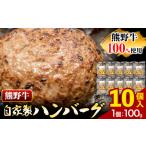肉 ハンバーグ 牛肉 熊野牛 自家製ハンバーグ 10個入り
