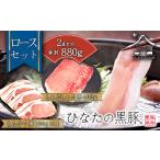 ひなたの黒豚 本ロース詰め合わせ 880g