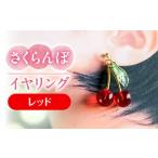ふるさと納税 アクセサリー ピアス 愛知県 愛西市 さくらんぼ イヤリング レッド アクセサリー ハンドメイド レジン 愛西市 / Momo’s 工房 AECR014
