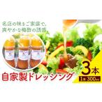 ドレッシング 自家製 300cc 3本