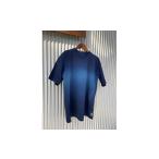 服 男 正藍染めスーピマコットンTシャツ