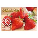 ショッピングふるさと納税 いちご ふるさと納税 いちご 福岡県 大川市  2026年3月出荷予定 完熟 あまおう イチゴ 280g×4パック(約1120g) 配送不可：北海道、沖縄県、離島