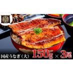 ふるさと納税 うなぎ 静岡県 島田市  No.5695-1757 うなぎ蒲焼 150g×3尾(450g) うなぎ ウナギ 鰻 蒲焼 蒲焼き冷凍 国産 大五 大五通商 静岡 島田市
