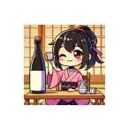 NFTアート 紫波酒造 醸造の日本酒セット