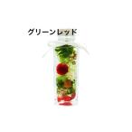 インテリア 用ハーバリウム グリーンレッド