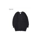 服 女 チャコールグレー モヘヤニットガウンカーディガン