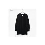 服 女 ブラック モヘヤニットガウンカーディガン
