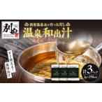 塩 だし 温泉和出汁 3パックセット 3パック