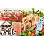 日田産 とびうめ豚 ロース しゃぶしゃぶ用 580g