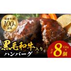 ショッピングふるさと納税 ハンバーグ ふるさと納税 牛肉 ハンバーグ 大阪府 泉佐野市 黒毛和牛入り 国産牛肉100％ ハンバーグ 150g×8個 個包装