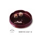 梅型菓子鉢 玉虫塗 桜