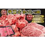 牛肉 セット 定期便3ヵ月 那須の後藤牛 食べ比べ