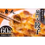 ふるさと納税 餃子 山口県 山陽小野田市 祇園餃子処 泉門天餃子 60個 ぎょうざ 点心 おかず おつまみ 肴 アテ 惣菜 加工品 冷凍食品 F6L-1118