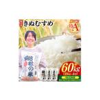 ふるさと納税 米 きぬむすめ 岡山県 総社市 令和7年産米 特Aきぬむすめ 精白米 60kg 定期便(15kg×4回)岡山県総社市〔令和7年11月・令和8年1月・3月・5月配…